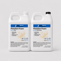 Two gallon bottles of 2lb density flotation foam