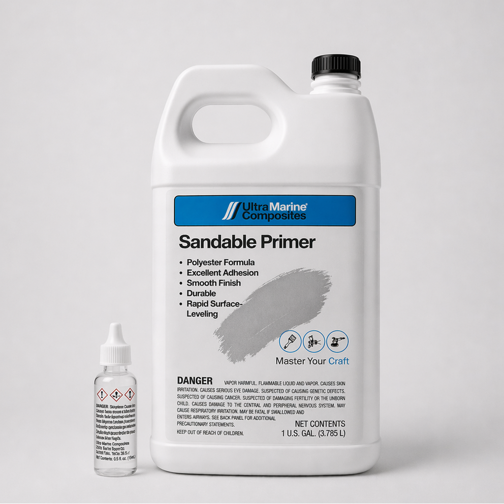 One gallon bottle of sandable primer
